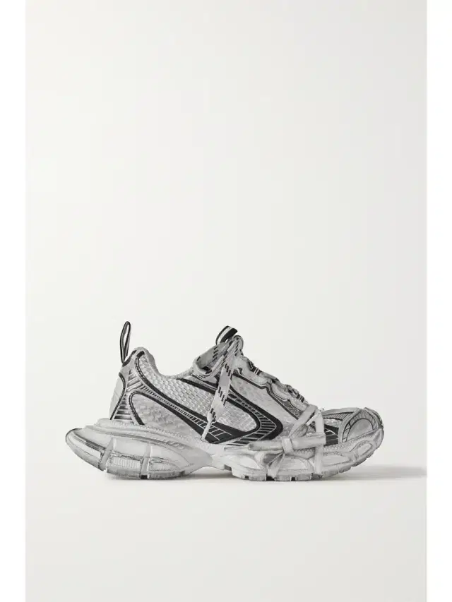 3xl Mesh And Rubber Sneakers