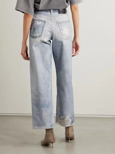 Our Legacy Two-tone Printed Boyfriend Jeans | Thumbnail 4 Our Legacy Two-tone Printed Boyfriend Jeans | Thumbnail 4
