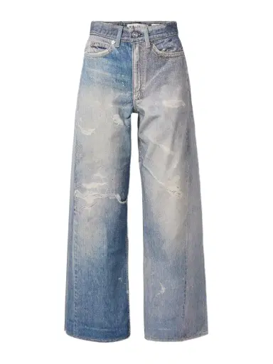 Our Legacy Two-tone Printed Boyfriend Jeans | Thumbnail 1 Our Legacy Two-tone Printed Boyfriend Jeans | Thumbnail 1