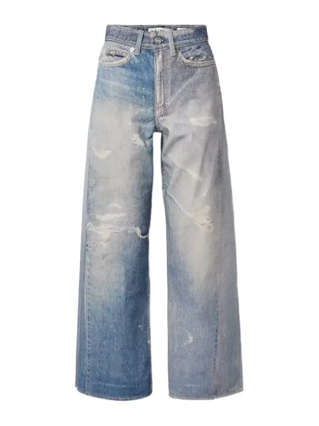 Our Legacy Two-tone Printed Boyfriend Jeans