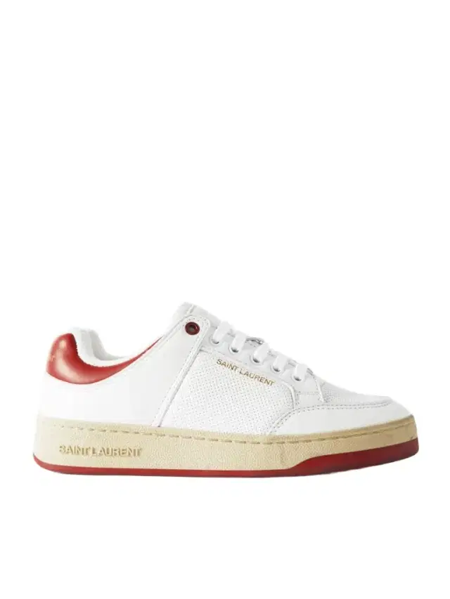 Sl61 Logo-print Perforated Leather Sneakers - EU 42