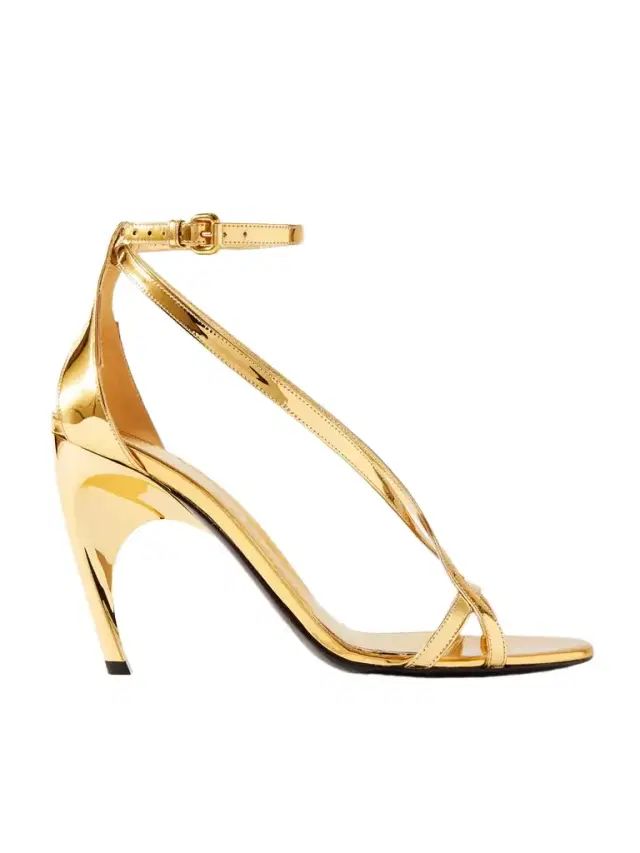 Armadillo Metallic Leather Sandals - EU 41