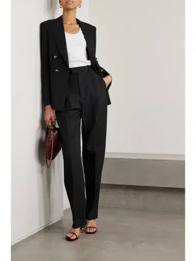 Bottega Veneta Embellished Double-breasted Wool-twill Blazer | Thumbnail 2