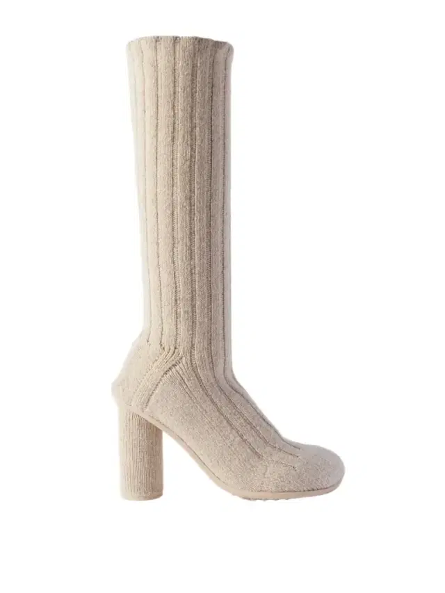 Atomic Ribbed-knit Knee-boots