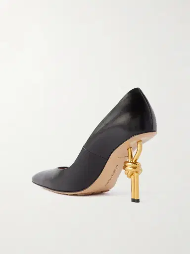 Bottega Veneta Knot Glossed-leather Pumps | Thumbnail 3 Bottega Veneta Knot Glossed-leather Pumps | Thumbnail 3