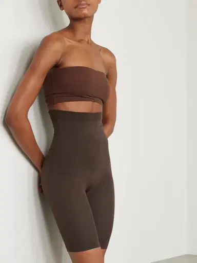 Skims Seamless High-waisted Above The Knee Short - Cocoa | Thumbnail 2