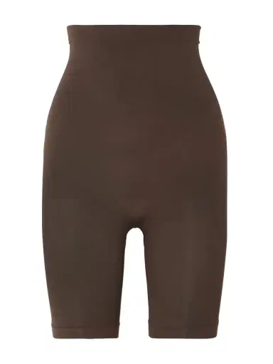 Skims Seamless High-waisted Above The Knee Short - Cocoa | Thumbnail 1