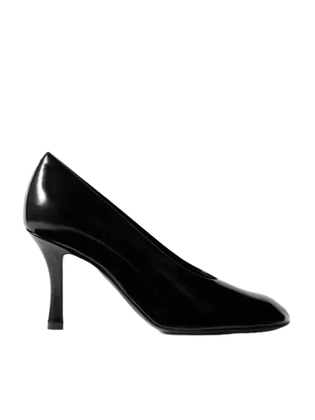 Glossed-leather Pumps