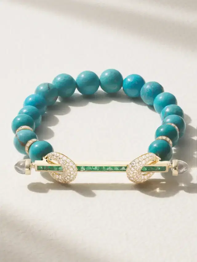 Chakra 18-karat  Multi-stone Bracelet