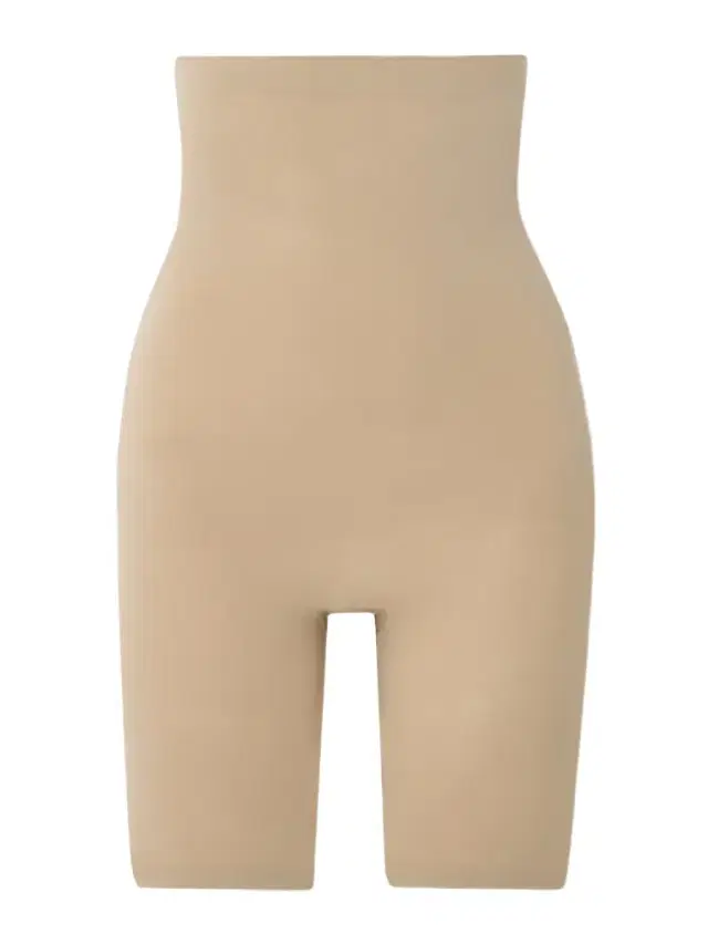 Seamless High-waisted Above The Knee Short - Clay