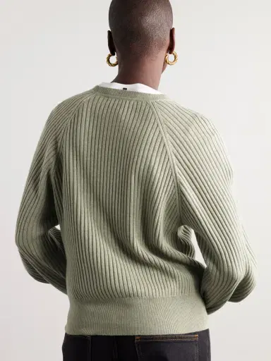 Loro Piana Ribbed Cashmere Sweater | Thumbnail 4 Loro Piana Ribbed Cashmere Sweater | Thumbnail 4