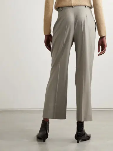 Loro Piana Pleated Wool Wide-leg Pants | Thumbnail 4 Loro Piana Pleated Wool Wide-leg Pants | Thumbnail 4