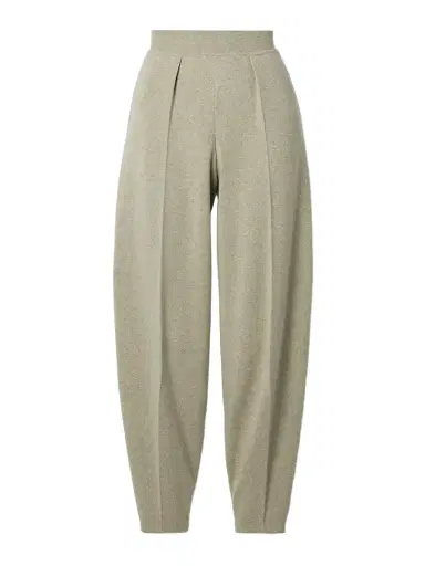 Loro Piana Pleated Tapered Cashmere Pants | Thumbnail 1