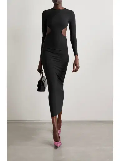 Balenciaga Cutout Stretch-jersey axi Dress | Thumbnail 2 Balenciaga Cutout Stretch-jersey axi Dress | Thumbnail 2