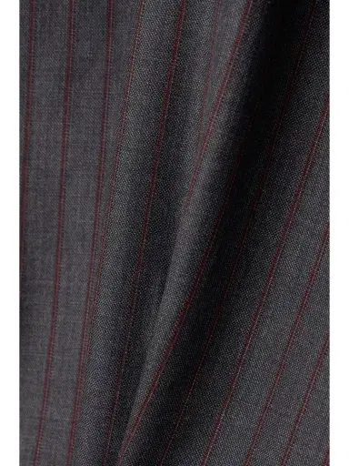 Balenciaga Oversized Double-breasted Distressed Pinstriped Wool Blazer | Thumbnail 5