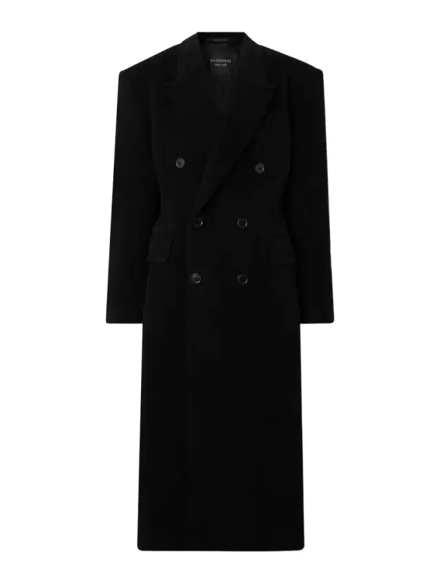 Double-breasted Oversized Cashmere And Wool-blend Coat Double-breasted Oversized Cashmere And Wool-blend Coat