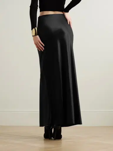 Saint Laurent Silk-satin Maxi Skirt | Thumbnail 3