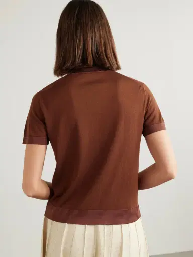 Loro Piana Silk T-shirt | Thumbnail 4 Loro Piana Silk T-shirt | Thumbnail 4
