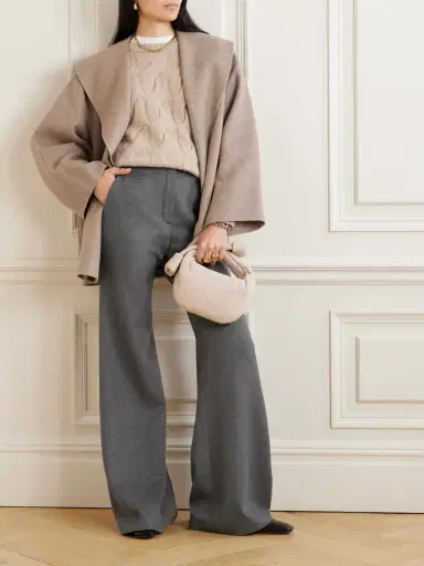 Loro Piana Cashmere Flared Pants | Thumbnail 2 Loro Piana Cashmere Flared Pants | Thumbnail 2