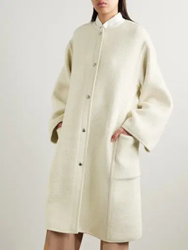 Loro Piana Silk, Wool, Cashmere And Linen-blend Coat | Thumbnail 3 Loro Piana Silk, Wool, Cashmere And Linen-blend Coat | Thumbnail 3