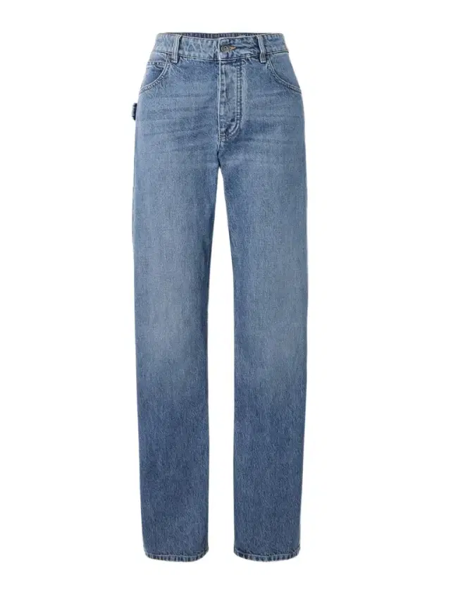 High-rise Straight-leg Jeans