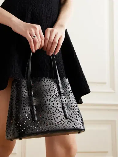 Alaïa Mina 25 Laser-cut Leather Tote - - One size | Thumbnail 2