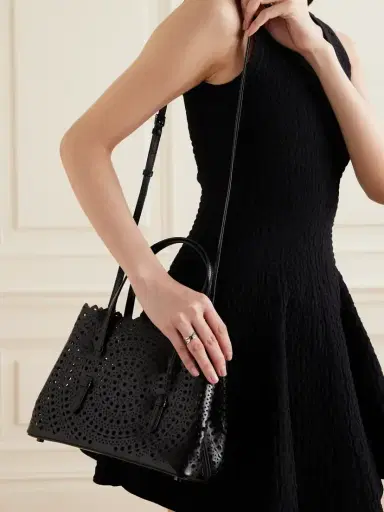 Alaïa Mina 25 Laser-cut Leather Tote - - One size | Thumbnail 6