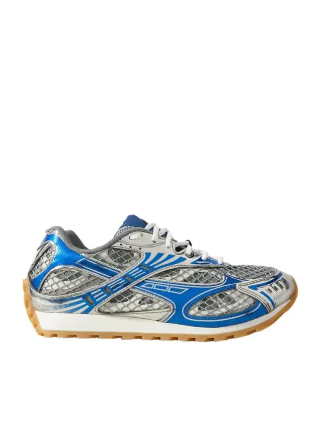 Orbit Metallic Rubber, Mesh And Fishnet Sneakers