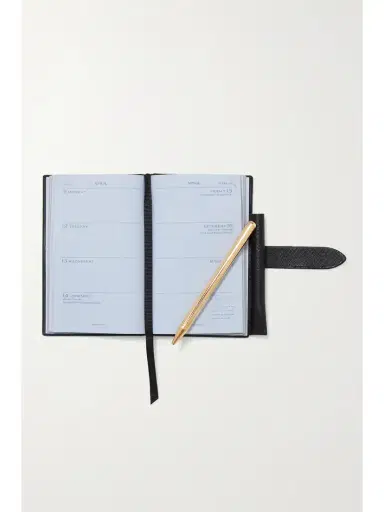 Smythson The Wafer 2022 Textured-leather Diary | Thumbnail 2
