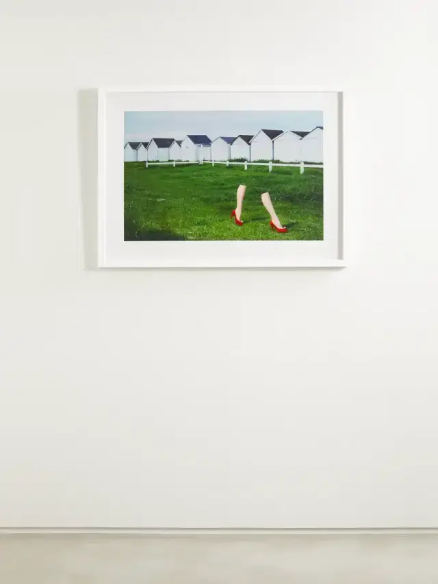 Guy Bourdin Framed Print, 40'' X 29''
