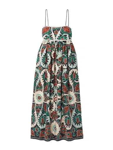 Ulla Johnson Mayra Embroidered Linen-blend Maxi Dress | Thumbnail 1 Ulla Johnson Mayra Embroidered Linen-blend Maxi Dress | Thumbnail 1