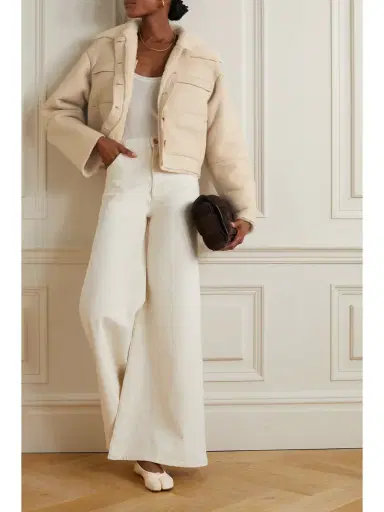 LOULOU STUDIO + Net Sustain Bugur Shearling Jacket | Thumbnail 2 LOULOU STUDIO + Net Sustain Bugur Shearling Jacket | Thumbnail 2