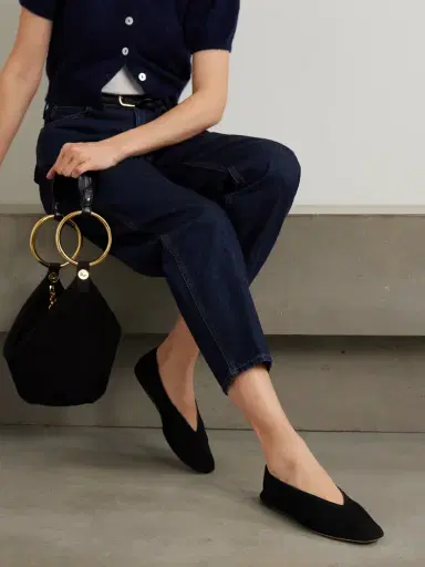 Le Monde Béryl Luna Suede Ballet Flats | Thumbnail 2
