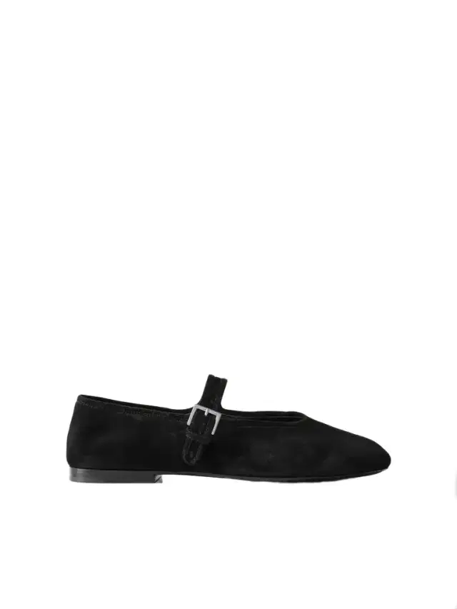 Boheme Suede Mary Jane Flats