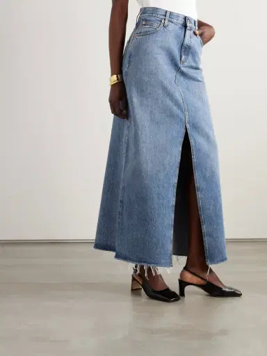 Gucci Denim Maxi Skirt | Thumbnail 3