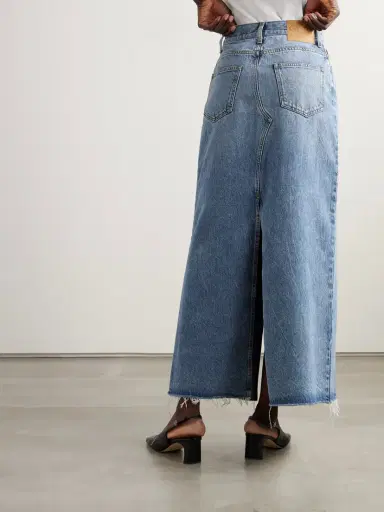Gucci Denim Maxi Skirt | Thumbnail 4