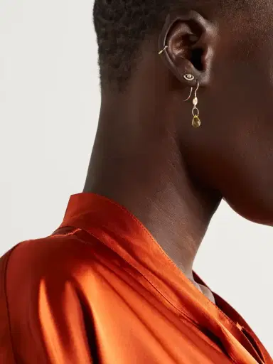Melissa Joy Manning 14-karat Recycled Gold, Citrine And Diamond Earrings | Thumbnail 4 Melissa Joy Manning 14-karat Recycled Gold, Citrine And Diamond Earrings | Thumbnail 4
