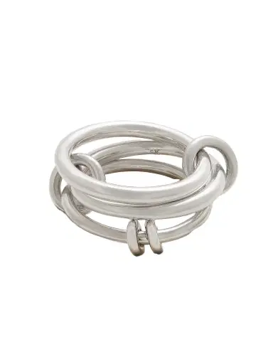 Spinelli Kilcollin Raneth Set Of Three Sterling Silver Rings | Thumbnail 1 Spinelli Kilcollin Raneth Set Of Three Sterling Silver Rings | Thumbnail 1