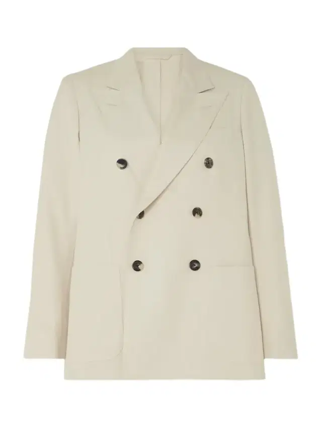 Loro Piana Double-breasted Silk-dupioni Blazer
