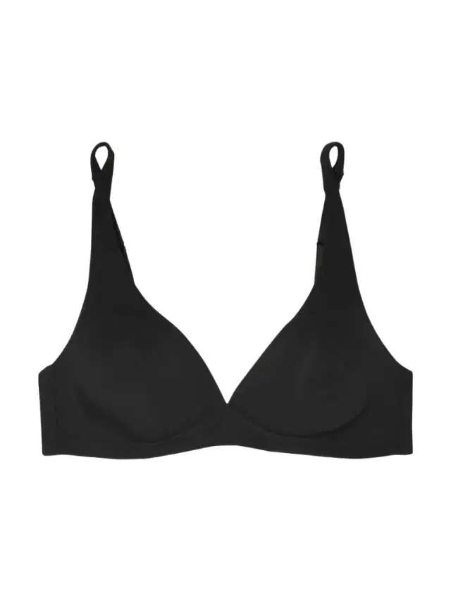 Stretch-cotton Jersey Soft-cup Triangle Bra