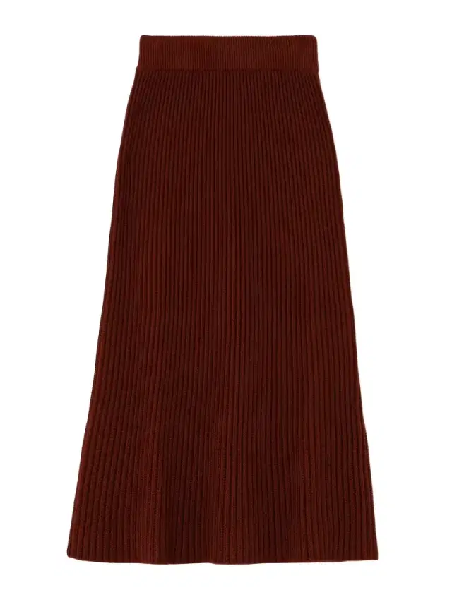 Loro Piana Ikeda Ribbed Silk And Cotton-blend Midi Skirt