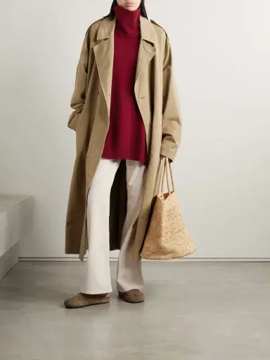 The Row Vinicius Oversized Cashmere Turtleneck Sweater | Thumbnail 2