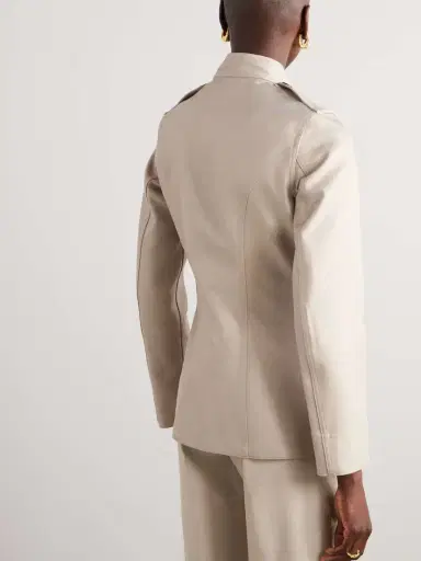 Loro Piana Ashley Cotton And Silk-blend Twill Jacket | Thumbnail 4 Loro Piana Ashley Cotton And Silk-blend Twill Jacket | Thumbnail 4
