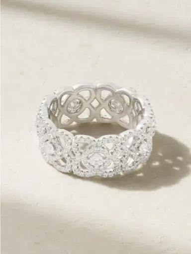 De Beers London Lotus By De Beers 18-karat White Gold Diamond Ring | Thumbnail 3 De Beers London Lotus By De Beers 18-karat White Gold Diamond Ring | Thumbnail 3
