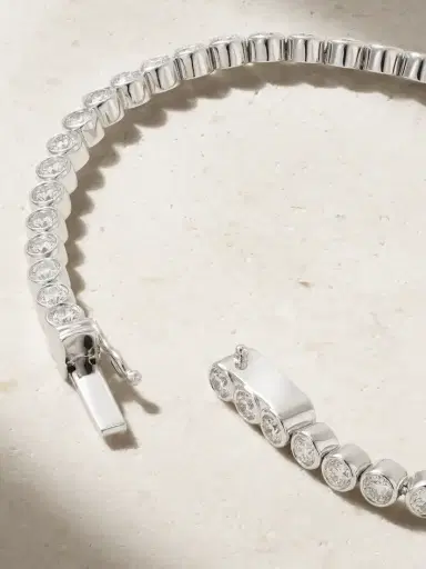 De Beers London Diamond Lines Db Classic Eternity 18-karat White Gold Diamond Bracelet | Thumbnail 3 De Beers London Diamond Lines Db Classic Eternity 18-karat White Gold Diamond Bracelet | Thumbnail 3