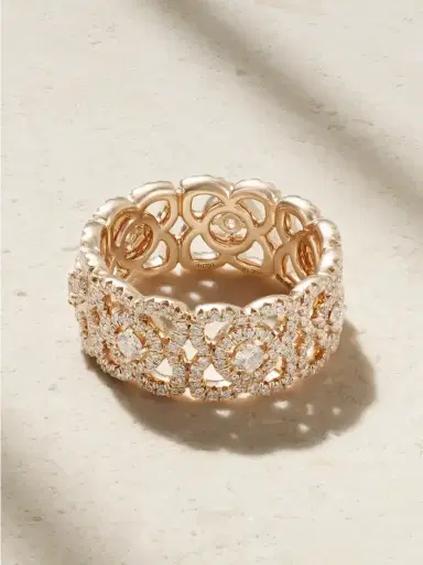De Beers London Lotus By De Beers 18-karat Rose Gold Diamond Ring | Thumbnail 3