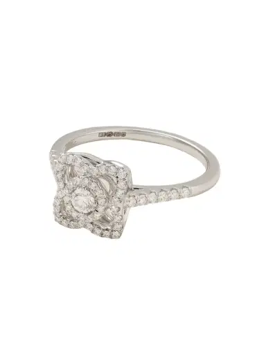 De Beers London Lotus By De Beers 18-karat White Gold Diamond Ring | Thumbnail 1