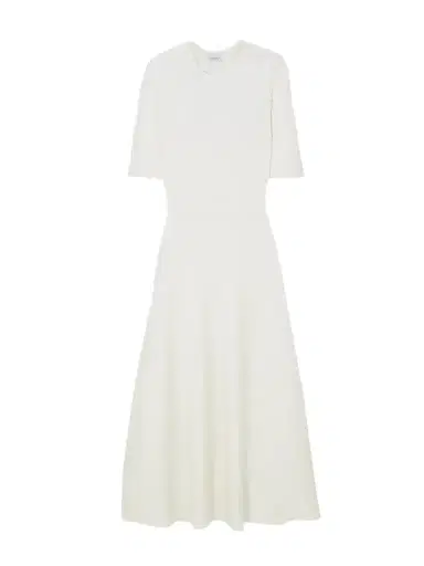 Gabriela Hearst Seymore Wool, Cashmere And Silk-blend Midi Dress | Thumbnail 1