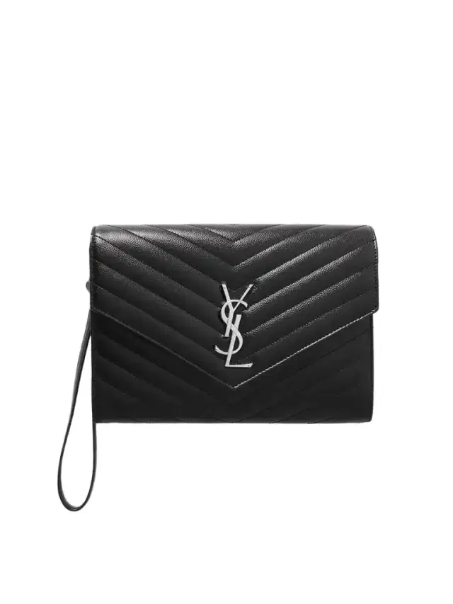 Cassandre Matelassé Textured-leather Pouch
