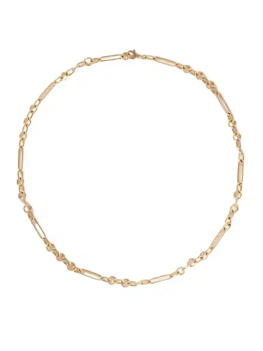 Foundrae Small Mixed Clip 18-karat Gold Necklace | Thumbnail 1 Foundrae Small Mixed Clip 18-karat Gold Necklace | Thumbnail 1